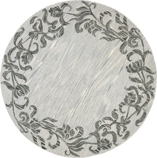 Safavieh Soho Soh773 Silver/Grey Area Rug Round