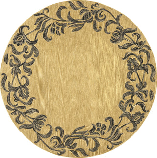 Safavieh Soho Soh773 Gold/Black Area Rug Round