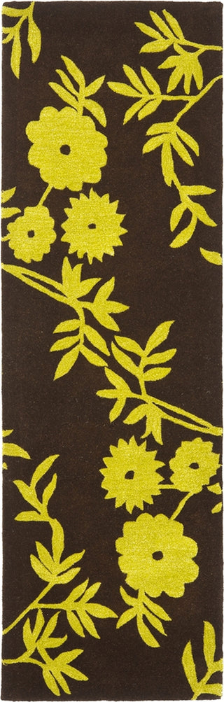 Safavieh Soho Soh774 Brown/Green Area Rug Runner