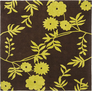 Safavieh Soho Soh774 Brown/Green Area Rug Square