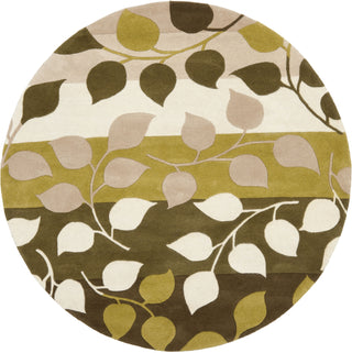 Safavieh Soho Soh785 Green/Beige Area Rug Round