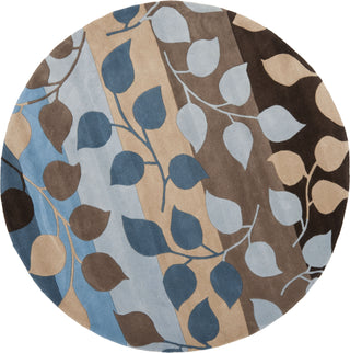 Safavieh Soho Soh785 Brown/Blue Area Rug Round