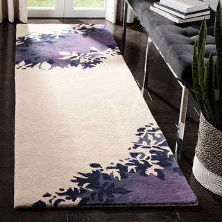 Safavieh Soho Soh786 Beige/Purple Area Rug Room Scene