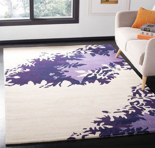 Safavieh Soho Soh786 Beige/Purple Area Rug Room Scene Feature