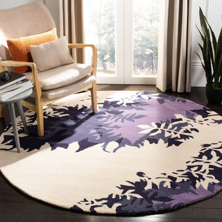 Safavieh Soho Soh786 Beige/Purple Area Rug Room Scene