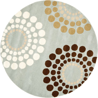 Safavieh Soho Soh788 Blue/Multi Area Rug Round