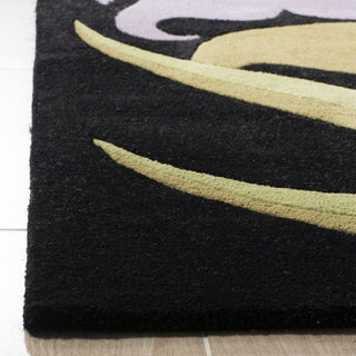 Safavieh Soho Soh792 Black/Purple Area Rug Detail