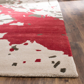 Safavieh Soho Soh794 Beige/Red Area Rug Detail