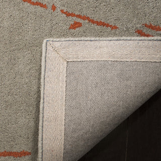 Safavieh Soho Soh794 Grey/Orange Area Rug Backing