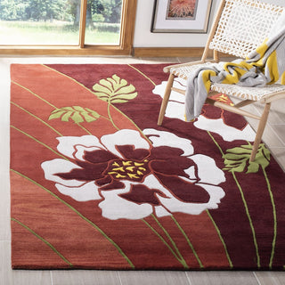 Safavieh Soho Soh796 Brown/Multi Area Rug Room Scene Feature