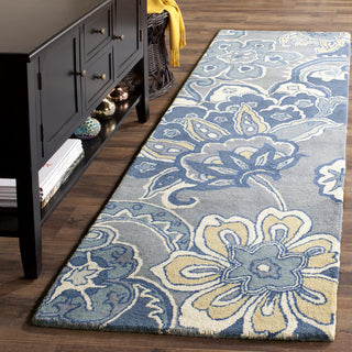 Safavieh Soho Soh797 Blue/Multi Area Rug Room Scene