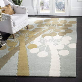 Safavieh Soho Soh798 Blue/Multi Area Rug Room Scene Feature