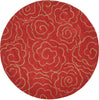 Safavieh Soho Soh812 Red Area Rug Round