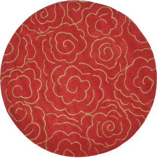 Safavieh Soho Soh812 Red Area Rug Round