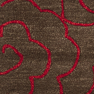 Safavieh Soho Soh812 Chocolate/Red Area Rug 