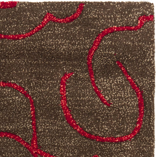 Safavieh Soho Soh812 Chocolate/Red Area Rug 