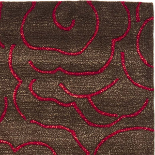 Safavieh Soho Soh812 Chocolate/Red Area Rug 