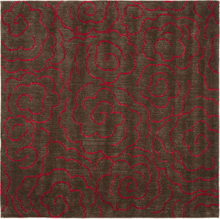 Safavieh Soho Soh812 Chocolate/Red Area Rug Square