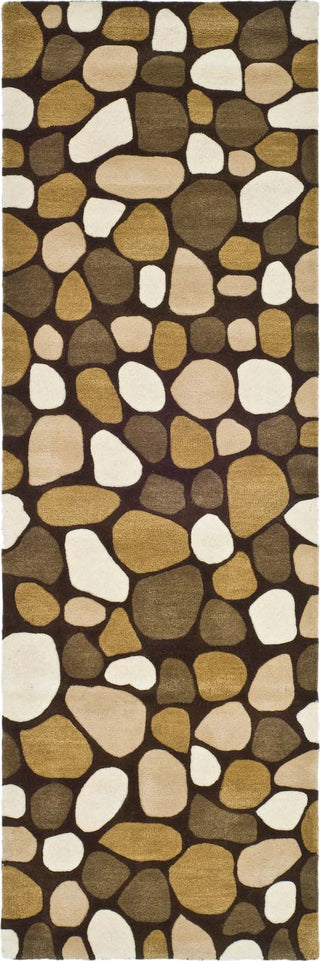 Safavieh Soho Soh814 Dark Brown/Multi Area Rug Runner