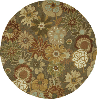 Safavieh Soho Soh820 Brown/Multi Area Rug Round