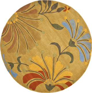 Safavieh Soho Soh826 Golden Olive Area Rug Round