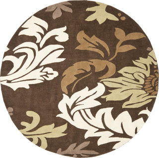 Safavieh Soho Soh831 Brown/Multi Area Rug Round