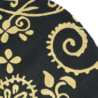 Safavieh Soho Soh832 Black/Green Area Rug 