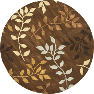 Safavieh Soho Soh833 Brown/Multi Area Rug Round