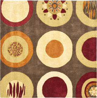 Safavieh Soho Soh835 Brown/Multi Area Rug Square