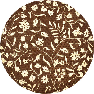 Safavieh Soho Soh843 Brown/Ivory Area Rug Round