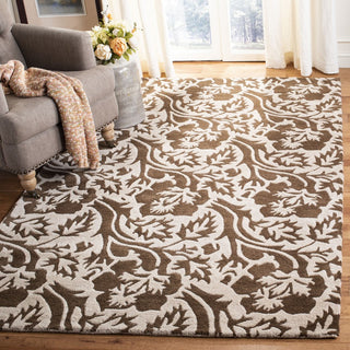 Safavieh Soho Soh844 Brown/Ivory Area Rug Room Scene Feature