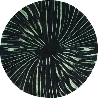 Safavieh Soho Soh845 Black/Multi Area Rug Round