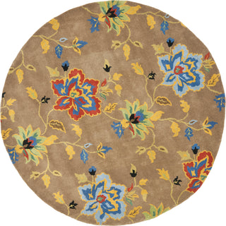 Safavieh Soho Soh847 Brown/Multi Area Rug Round