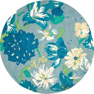 Safavieh Soho Soh849 Blue/Multi Area Rug Round