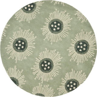 Safavieh Soho Soh852 Light Blue/Multi Area Rug Round