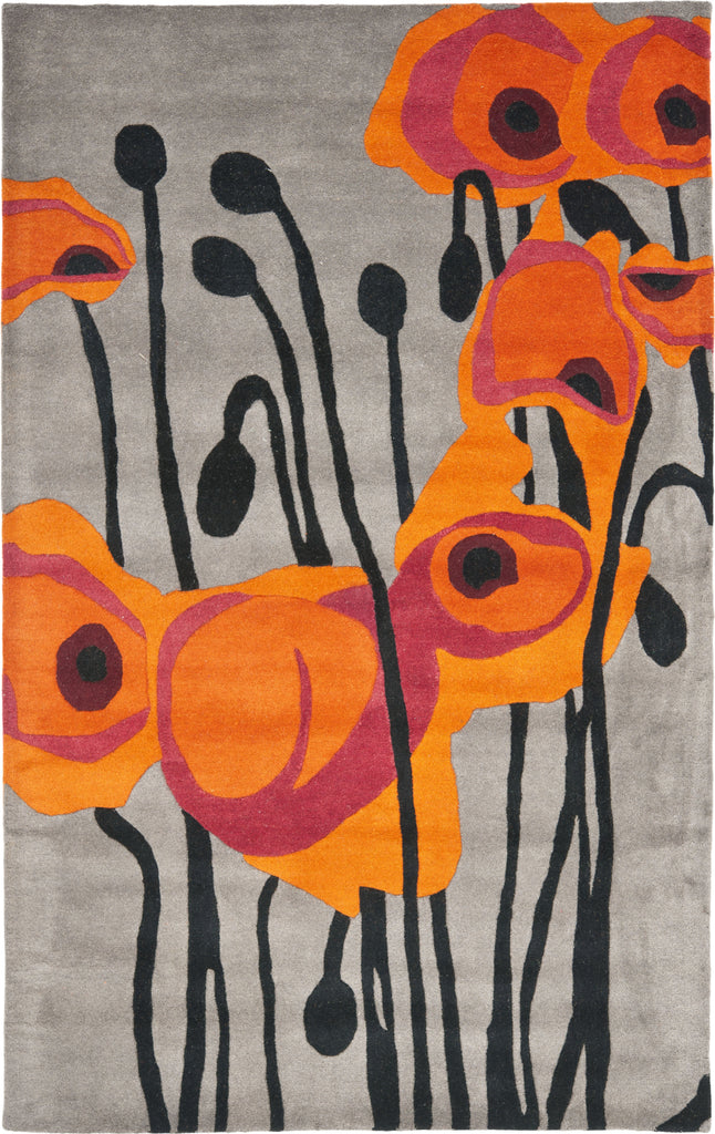 Safavieh Soho Soh853 Grey/Orange Area Rug main image