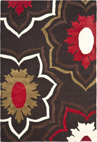 Safavieh Soho Soh857 Brown/Multi Area Rug 