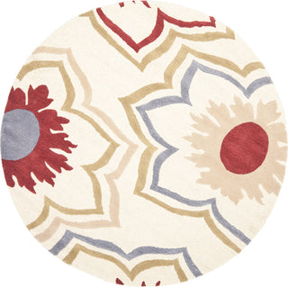 Safavieh Soho Soh857 Ivory/Multi Area Rug Round