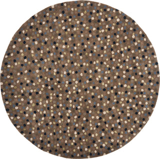 Safavieh Soho Soh858 Dark Grey/Multi Area Rug Round