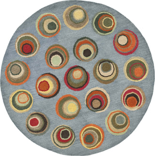 Safavieh Soho Soh921 Blue/Multi Area Rug Round