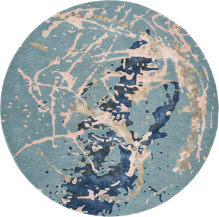 Safavieh Soho 970 Blue/Light Pink Area Rug Round