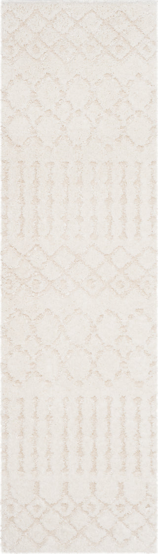 Safavieh Sparta Shag SPG509B Creme/Creme Area Rug 