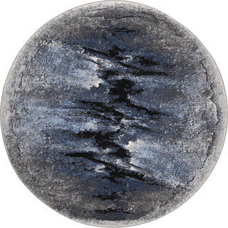 Safavieh Spirit 100 SPR125M Blue/Charcoal Area Rug Round Image