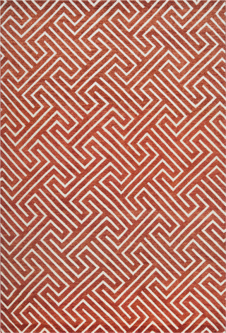 Safavieh Santa Fe STF535 Rust/Silver Area Rug main image