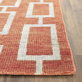 Safavieh Stone Wash STW203 Rust Area Rug Detail