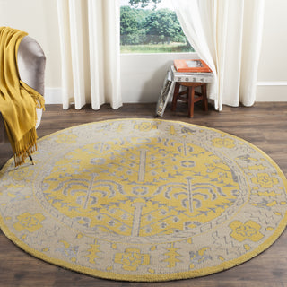 Safavieh Stone Wash STW213 Yellow Area Rug Room Scene