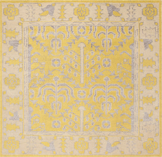 Safavieh Stone Wash STW213 Yellow Area Rug 6' Square