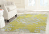 Safavieh Stone Wash STW235 Chartreuse Area Rug Room Scene