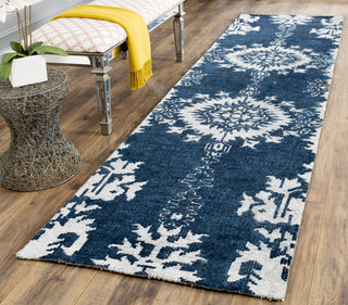 Safavieh Stone Wash STW235 Indigo Area Rug Room Scene Feature