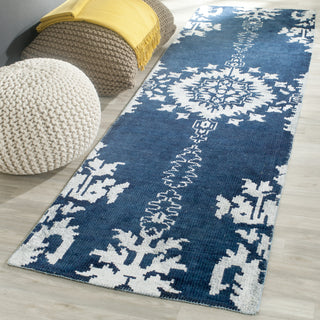 Safavieh Stone Wash STW235 Indigo Area Rug Room Scene